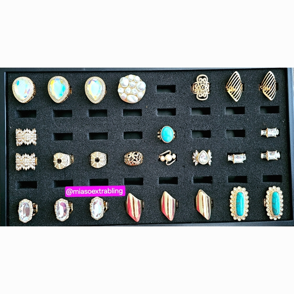 Elegant Gold and Turquoise 26 Pcs Paparazzi Accessories Jewelry Set